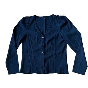 Madewell Textured Black Top